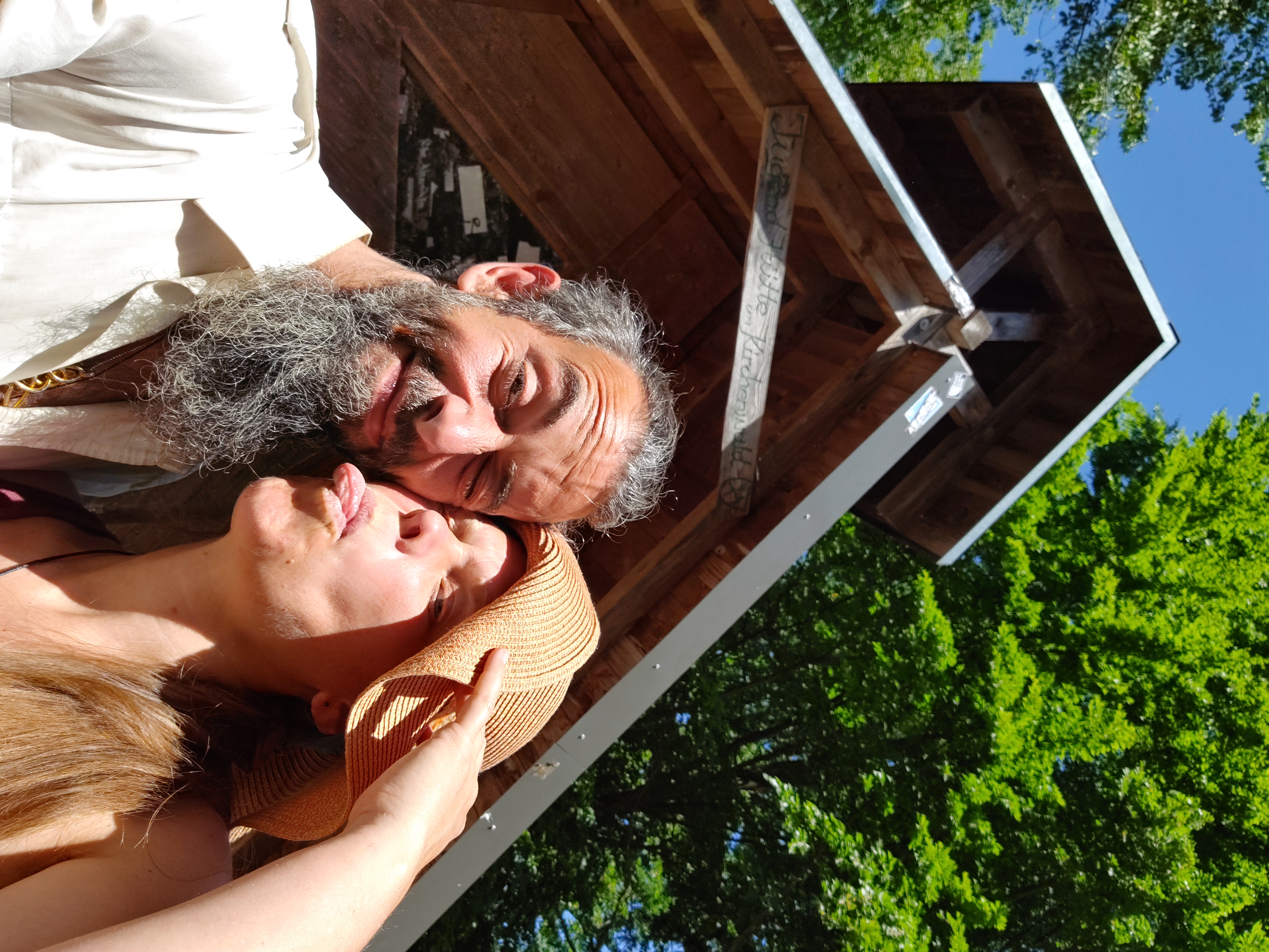 Mo und Eva im Garten
